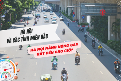 Hà Nội và các tỉnh miền Bắc nắng nóng gay gắt đến bao giờ?