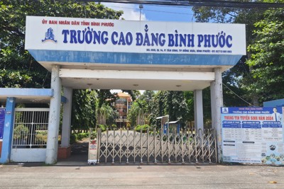 Nhiều sai phạm tại trường cao đẳng Bình Phước