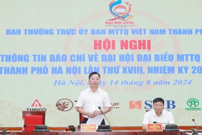 Đại hội Mặt trận Tổ quốc TP Hà Nội lần thứ XVIII: Tinh thần, khí thế mới