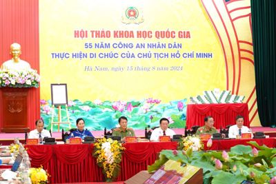 55 năm Công an nhân dân thực hiện Di chúc của Chủ tịch Hồ Chí Minh