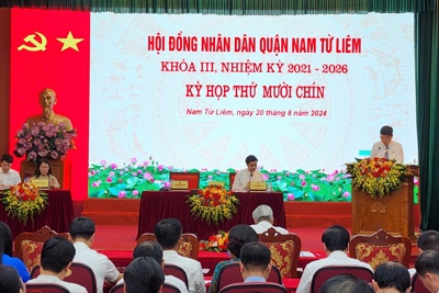 HĐND quận Nam Từ Liêm xem xét, quyết nghị 4 Nghị quyết quan trọng