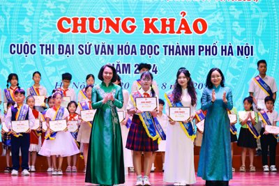 Huyện Đông Anh giành giải Nhất Cuộc thi Đại sứ văn hóa đọc TP Hà Nội