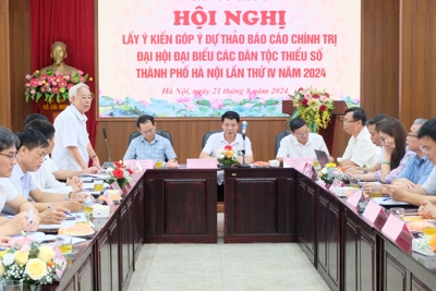 Đại hội dân tộc thiểu số Hà Nội lần thứ IV tổ chức vào tháng 10/2024