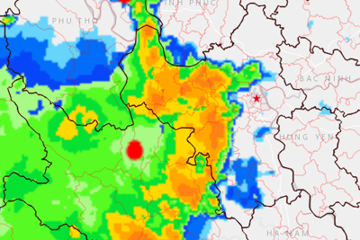 Cảnh báo dông, tố, lốc, mưa lớn, ngập lụt khu vực nội thành Hà Nội