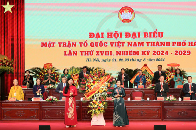 Khai mạc trọng thể Đại hội đại biểu MTTQ Việt Nam Thành phố Hà Nội lần thứ XVIII