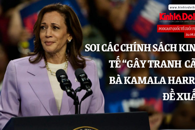 Podcast: Soi các chính sách kinh tế “gây tranh cãi” bà Kamala Harris đề xuất