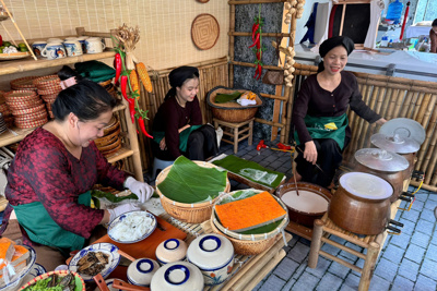 Bánh cuốn Thanh Trì ghi điểm trong "Những ngày Hà Nội tại TP Hồ Chí Minh"