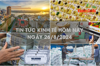 Tin tức kinh tế ngày 26/8:Hà Nội dẫn đầu về chỉ số thương mại điện tử