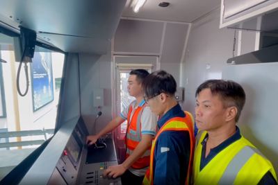 Chạy thử nghiệm toàn tuyến Metro số 1 do lái tàu Việt Nam vận hành