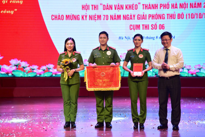 Công an Hà Nội đoạt Giải Nhất sơ khảo Hội thi “Dân vận khéo” Cụm 6