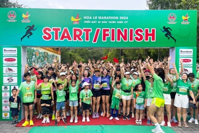 Hơn 1.500 vận động viên khuấy động "Hoa Lư Marathon 2024”