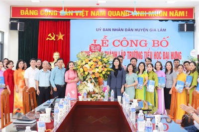 Huyện Gia Lâm: bảo đảm cơ sở vật chất cho năm học mới