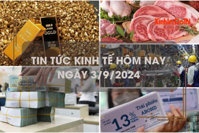 Tin tức kinh tế ngày 3/9: tăng huy động vốn cho nhu cầu cuối năm 