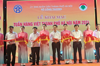 Hà Nội: khai mạc Tuần hàng Việt 2024 tại huyện Đan Phượng