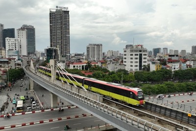 Gió bão mạnh cấp 8 trở lên đường sắt đô thị sẽ tạm dừng hoạt động