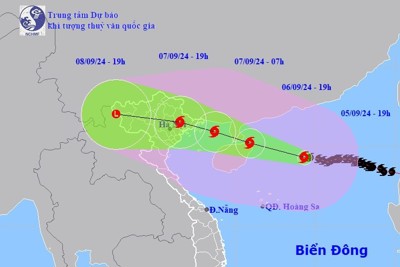 Bão số 3 chưa giảm cấp, giật cấp 17, cách đất liền 153km