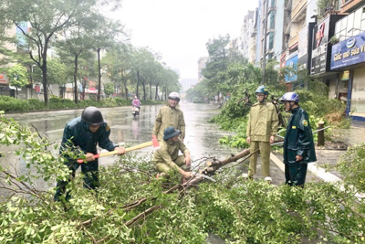 Huyện Mỹ Đức: vận hành 19 trạm bơm để tiêu úng