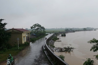 Lũ rừng ngang tràn về, huyện Chương Mỹ gấp rút triển khai các phương án ứng phó