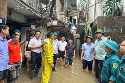 Tập trung gia cố đê sông Cầu Ngà, di chuyển 30 hộ dân khỏi vùng ngập