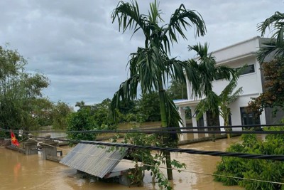 Hồ Thác Bà đã bớt “căng”, vùng ngập ở Hà Nội có thể lan rộng