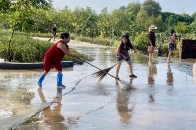 Huyện Sóc Sơn: mỗi người một chân một tay, tích cực tổng vệ sinh môi trường