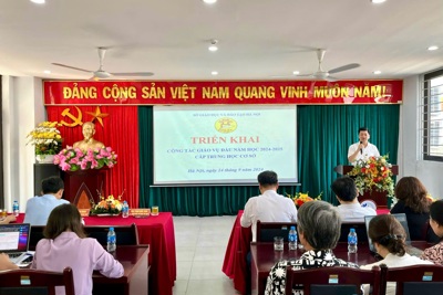 Hà Nội: khuyến khích các trường xây dựng ngân hàng đề minh họa kỳ thi 10