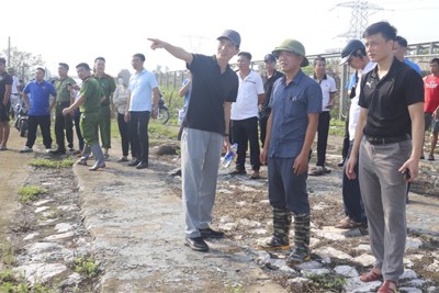 Huyện Gia Lâm: chủ động khắc phục các sự cố tràn đê, sạt lở