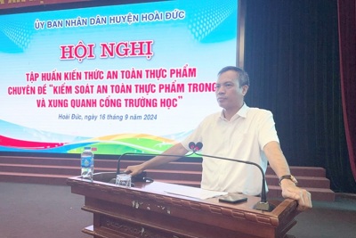 Nâng cao kiến thức kiểm soát an toàn thực phẩm trong và xung quanh cổng trường