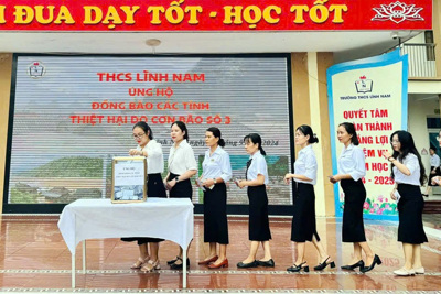 Chung tay để tất cả học sinh quận Hoàng Mai đến trường