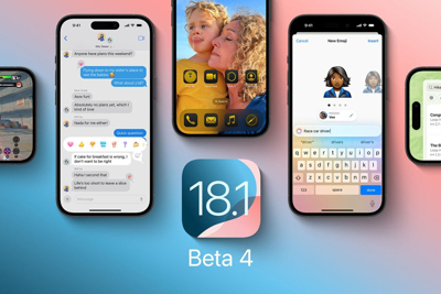 Apple phát hành iOS 18.1 beta 4