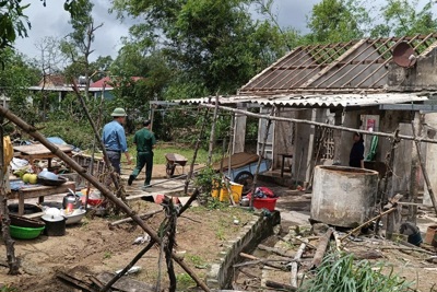 Hà Tĩnh: lốc xoáy gây thiệt hại nặng tại vùng ven biển 