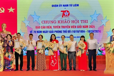 Quận Nam Từ Liêm tổ chức thi tuyên truyền viên, báo cáo viên giỏi