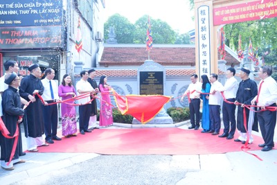 Cầu Giấy: khánh thành, khởi công 2 công trình chào mừng giải phóng Thủ đô