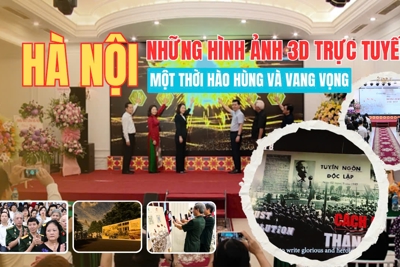 Những hình ảnh 3D trực tuyến về Hà Nội một thời hào hùng và vang vọng