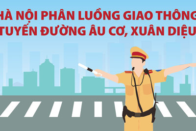 Chi tiết phân luồng lại giao thông tuyến đường Âu Cơ, Xuân Diệu