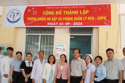 Bình Phước: thị xã Phước Long ra mắt phòng quản lý hen và COPD