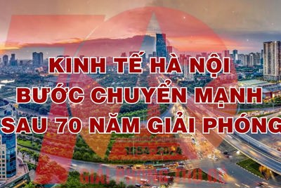 Kinh tế Hà Nội - Bước chuyển mạnh sau 70 năm giải phóng