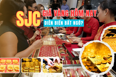 Giá vàng SJC diễn biến bất ngờ