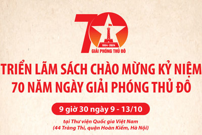 Chuỗi hoạt động tại Triển lãm sách kỷ niệm 70 năm Ngày Giải phóng Thủ đô