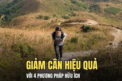 Giảm cân hiệu quả với 4 phương pháp hữu ích sau đây