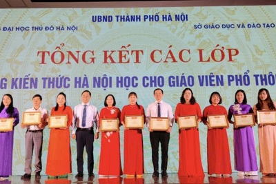 Gần 6.000 giáo viên Hà Nội hoàn thành lớp bồi dưỡng kiến thức Hà Nội học