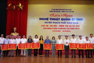 Ấn tượng Liên hoan nghệ thuật quần chúng huyện Thạch Thất năm 2024