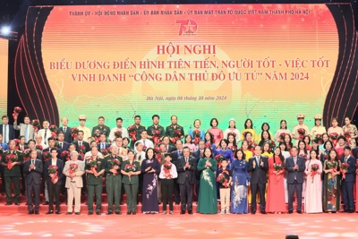 Hà Nội: Biểu dương điển hình tiên tiến, vinh danh Công dân Thủ đô ưu tú