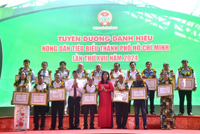 TP Hồ Chí Minh tuyên dương “Nông dân tiêu biểu” lần thứ 17 năm 2024