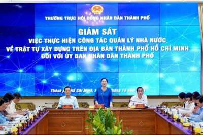 TP Hồ Chí Minh tổ chức giám sát trật tự xây dựng trên địa bàn