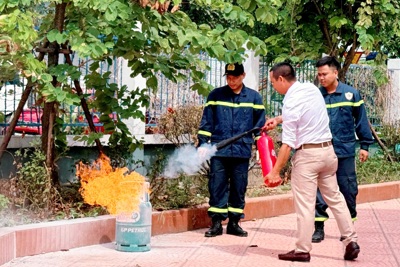 Huyện Thanh Trì: tuyên truyền, huấn luyện nghiệp vụ PCCC&CNCH