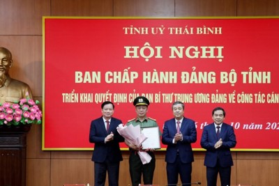 Đại tá Trần Xuân Ánh tham gia Ban Thường vụ Tỉnh ủy Thái Bình