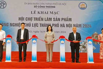 Khai mạc Hội chợ sản phẩm công nghiệp chủ lực TP Hà Nội năm 2024