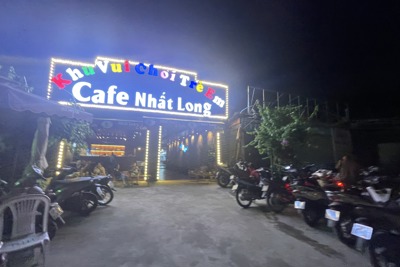 Tổ hợp khu vui chơi trẻ em, cafe Nhất Long “mọc” trên đất nông nghiệp