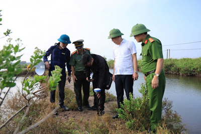 Khu vực Cồn Xanh đã hoàn thành đo đạc đất đợt 3